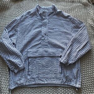 Levi’s Pinstripe Octavia Anorak Pullover